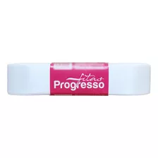 Fita De Cetim Artesanato Confecção 22mm Progresso Nº5 Cores Cor Branco