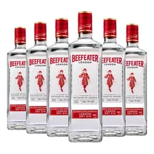 Gin Beefeater London Dry X 6 Unidades De 1 L