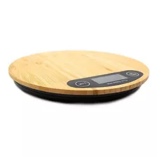 Balança Digital Com Tampo Em Bambu De 1 Grama A 5 Quilos