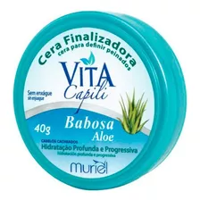 Cera Finalizadora Vita Capili Muriel Babosa Aloe 40g