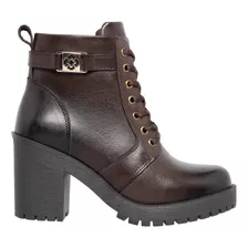 Bota Coturno Mocflex Feminina Couro Legítimo Envio Imediato!