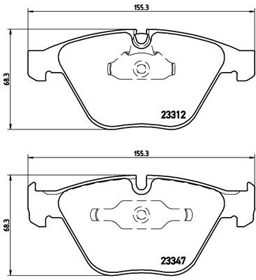 Kit Balatas Delantera Trasera Low Trw Bmw 745i 2003 Foto 2