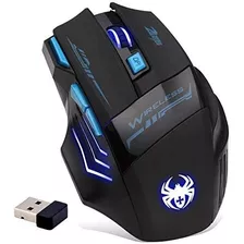 Mouse Inalambrico Zelotes Optico 2.4g Receptor Usb 2400 Ppp