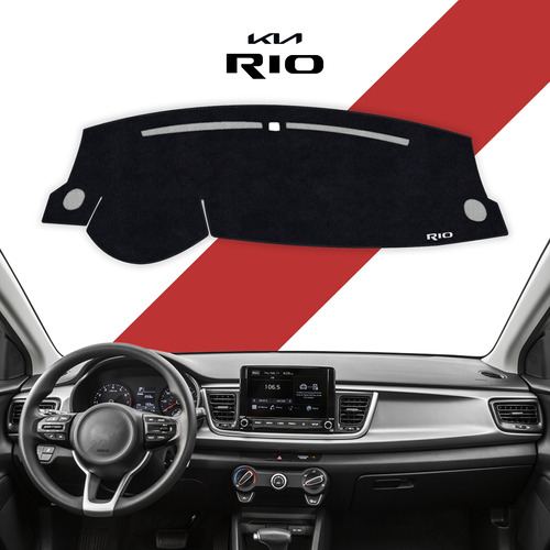 Cubretablero Bordado Kia Rio Ex Pack Hatchback Modelo 2023 Foto 2