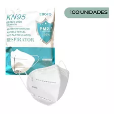 Mascarilla Kn95 Certificadas 100 Unidades Blancas Color Blanco