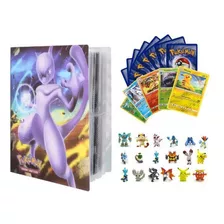 Album Pokémon Mewtwo Para 240 Cards + 25 Cartas