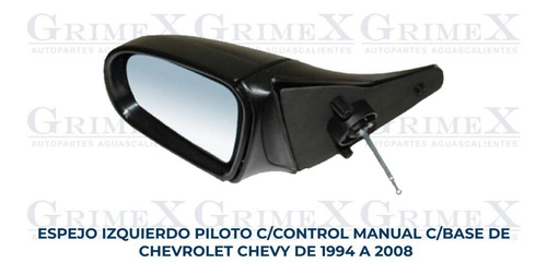 Espejo Chevy 1994-1996-1998-2000-2002-2004-2006-2008 Manual Foto 2