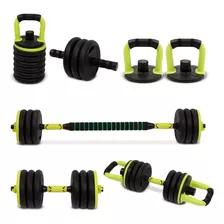 Kit Set De Mancuernas Ajustables Pesas Alta Calidad 30kg Gym