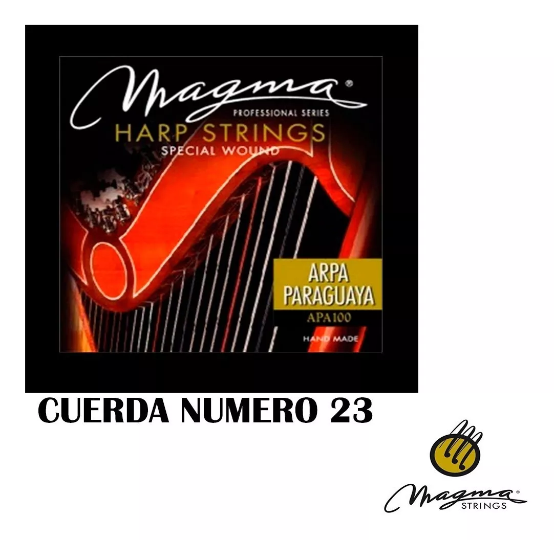 Cuerda Arpa Paraguaya Numero 23 Magma