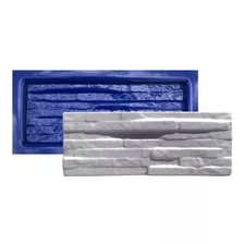 Forma 3d De Gesso Abs Azul Filete 11x30 Cm Lindissimo