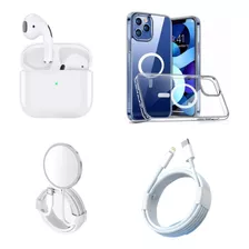 Accesorios Magsafe,funda iPhone 11pro,cable,audifonos Stereo