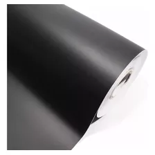 Vinil Preto Fosco Para Envelopamento De Móveis 1,22mx20m