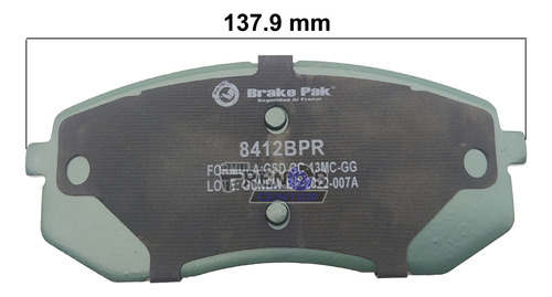 Pastilla Freno Del Brake Pak Para Hyundai Tucson Foto 7