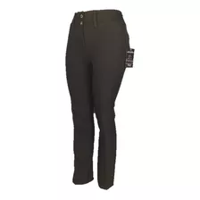 Pantalón De Vestir Dama Cintura Recto Casual Elegante Negro