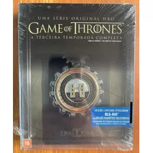 Bluray Steelbook Game Of Thrones - 3a Temp Completa Lacrado