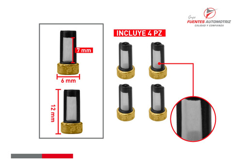 Kit Para Inyector Pontiac Sunfire 4l 2.4 1999 2000 (4 Jgos) Foto 2