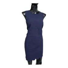 Vestido Formal Azul Marino Elegante J.crew