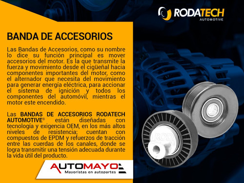 1-banda Accesorios Micro-v Tiburon 2.0l 4 Cil 97-08 Foto 4