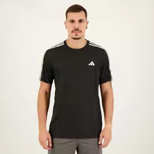 Camiseta adidas Essentials 3 Listras Preta E Branca