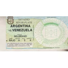Entrada Eliminatorias Mundial 1998 * Argentina Vs Venezuela