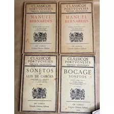 Livros Clássicos Portugueses Camões Manuel Bernardes 1942