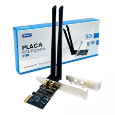 Placa Wifi Dual Band 2.4 / 5ghz 1200mbps Pci Express Para Pc