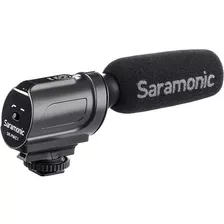 Micrófono Para Cámaras Unidireccional Saramonic Sr-pmic1 Color Negro