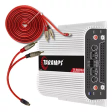 Modulo Taramps Ts800x4 Cabo Rca 5m Cabo Y 2m/1f Kx3 Vermelho