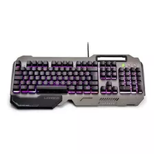 Teclado Gamer Multilaser Tc222 Warrior Ragnar Led Usb 2.0 Cor De Teclado Preto Idioma Português Brasil