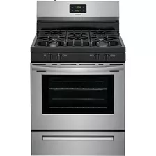 Frigidaire Gas Range, 30 In Stainless Steel