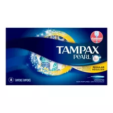 Tampon Tampax Pearl Regular Por 8 Unidades