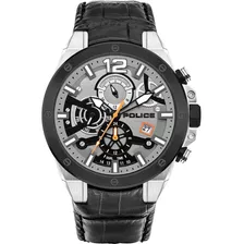 Reloj Police Pl15711jstb04 Para Hombre De Piel Gris