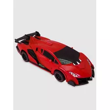 Auto Robot A Radio Control Remoto Transformable Morph Color Auto Rojo Ra046