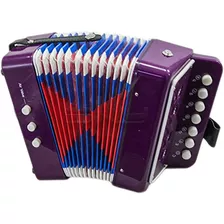 Sky Acordeon Color Purpura 7 Boton 2 Instrumento De Musica P