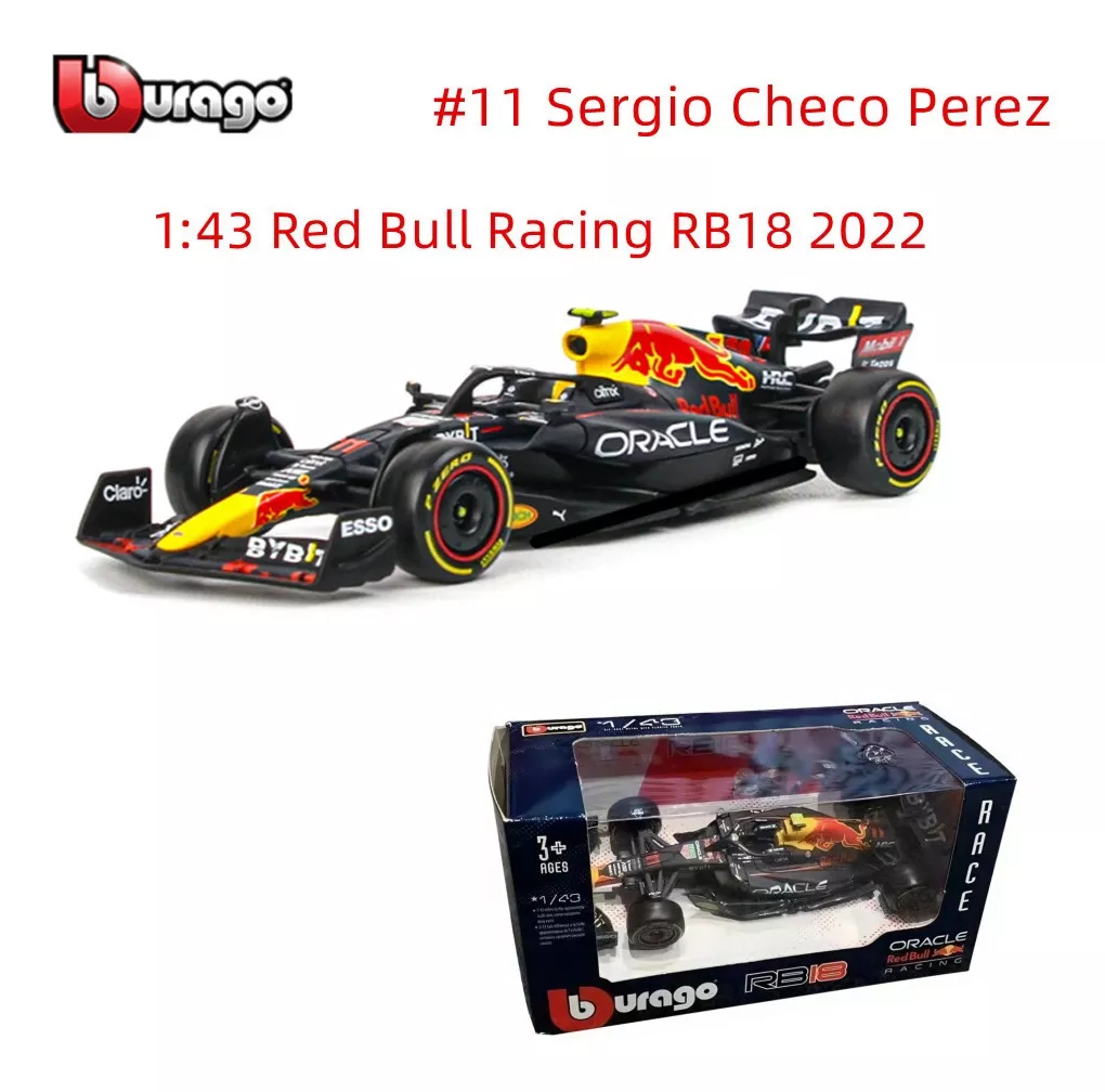 Redbull F1 Rb16b Sergio Checo Pérez Fórmula 1 Escala 1:43