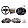 Tapetes 3d Logo Toyota + Cubre Volante Corolla 2014 A 2018