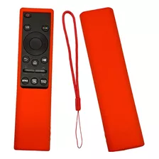 Funda Protector Control Samsung Qled 2021 Naranja