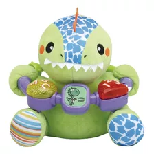 Pelúcia Dino Musical Interativo 15 Cm Fenix Baby - 752dn