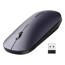 Mouse Bluetooth Sem Fio Ugreen 4000dpi 2,4gz Cinza Preto