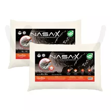 Kit 2 Travesseiro Nasa-x Latéx Alta Viscosidade Duoflex