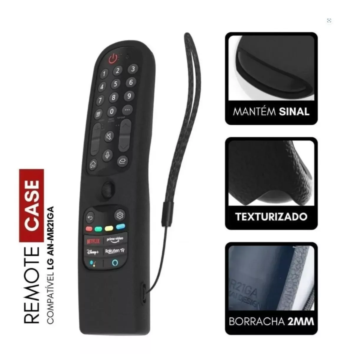 Capinha Capa Premium Controle Tv LG Magic Control An-mr21