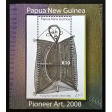 Papúa Arte, Bloque Sc. 1318 Pioneer 2008 Mint L12610