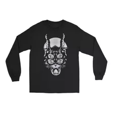 Polera Manga Larga -demon Cat