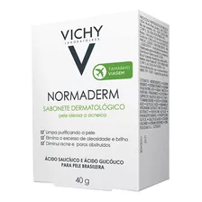 Sabonete Barra Dermatológico Vichy Normaderm Caixa 40g