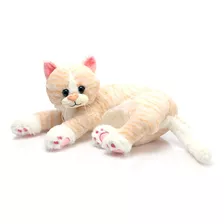 Hollyhome Animales De Peluche De Gato A Rayas Naranjas Gato