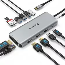 Estación De Acoplamiento Usb C Adaptador Usb C A Hdmi Doble 