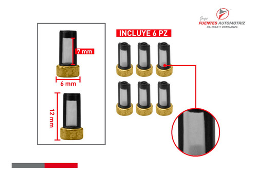 Kit Para Inyector Venture Montana Aztek Delphi Mpfi (6 Jgos) Foto 2