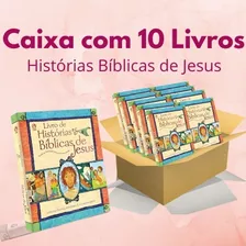 Caixa Com 10 Livros Histórias Bíblias De Jesus Sally Lloyd Jones - Cpad - Livro Infantil - Livro Cpad