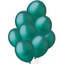 Balão Bexiga Liso Festa Decoração 9 Polegadas C/ 50 Und Cor Verde