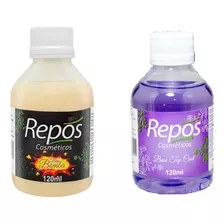 Repos Base Bomba Fortalecedora 120ml + Top Coat 120ml Repos